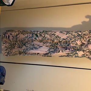 Floral open side dress. Worn once!